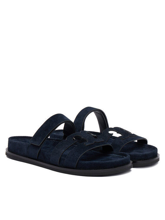 Tory Burch Tory Burch Šľapky Ines Sport Slide 163481 Tmavomodrá