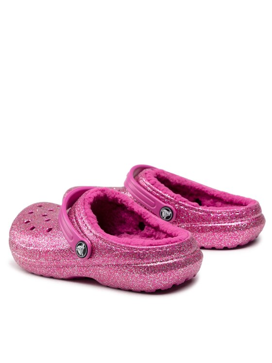 Ciabatte Classic Lined Glitter Clog K 207462 Rosa