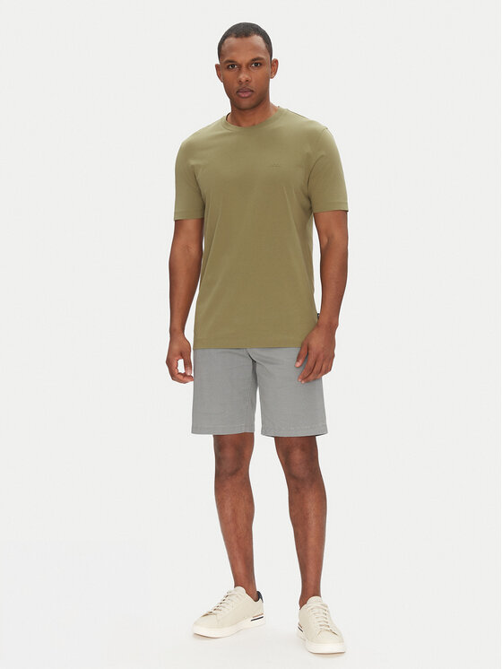 BOSS BOSS T-Shirt Thompson 01 50468347 Zielony Regular Fit
