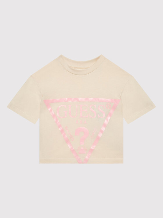 T-shirt J2RI31 K8HM0 Beige Regular Fit