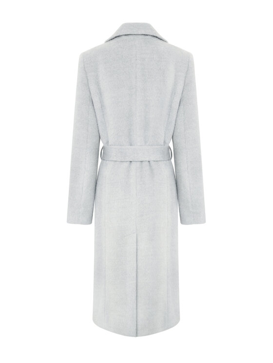 KMX Studio KMX Studio Płaszcz zimowy 186570017 Szary Straight Fit