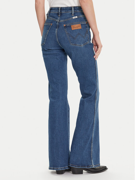 Wrangler Wrangler Jeans Montana 112371140 Dunkelblau Bootcut Fit