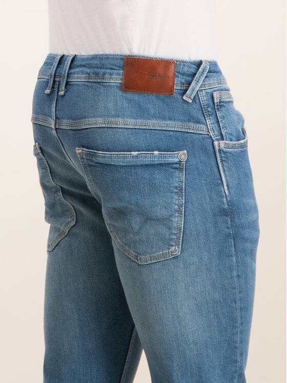 Pepe Jeans Pepe Jeans Jeansy Nickel PM201518 Niebieski Skinny Fit