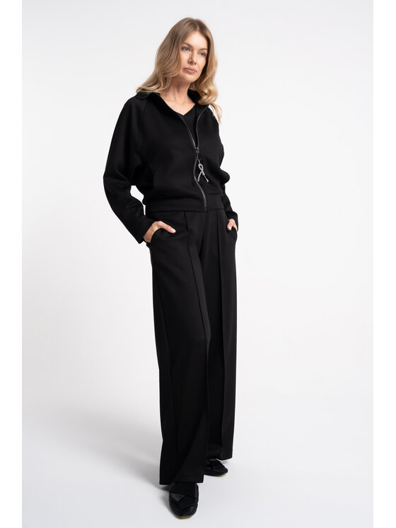 CLICK CLICK Prechodná bunda 71-0108 Čierna Modern Relaxed Fit
