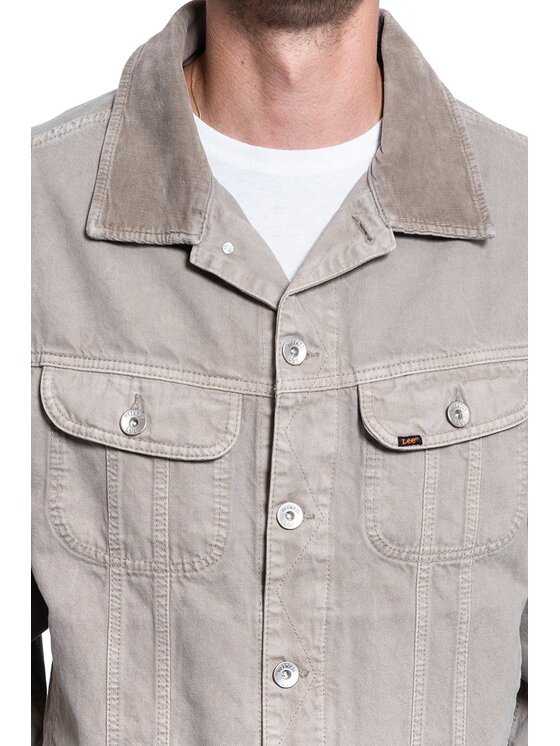 Lee Lee Giacca di transizione RIDER JACKET Beige Regular Fit