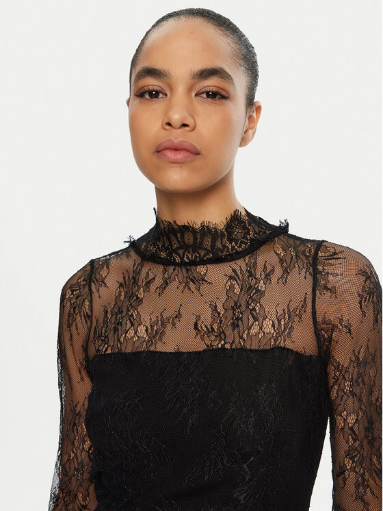 Kontatto Kontatto Rochie cocktail AI2025 Negru Regular Fit
