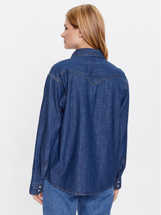 Levi's® Levi's® camicia di jeans Donovan Western A5974-0007 Blu scuro Relaxed Fit
