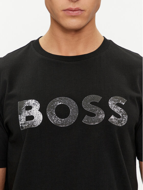 BOSS Boss T-shirt Te_Bossocean 50515997 Crna Regular Fit