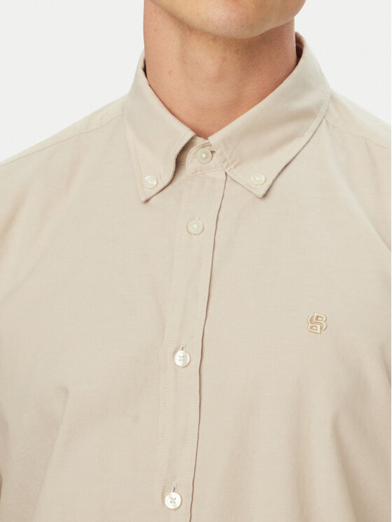 BOSS BOSS Koszula H-Liam 50560404 Beżowy Regular Fit
