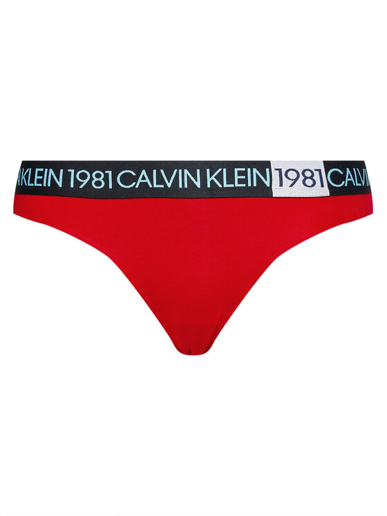 Calvin Klein Underwear Calvin Klein Underwear Klasické nohavičky 000QF5449E Červená