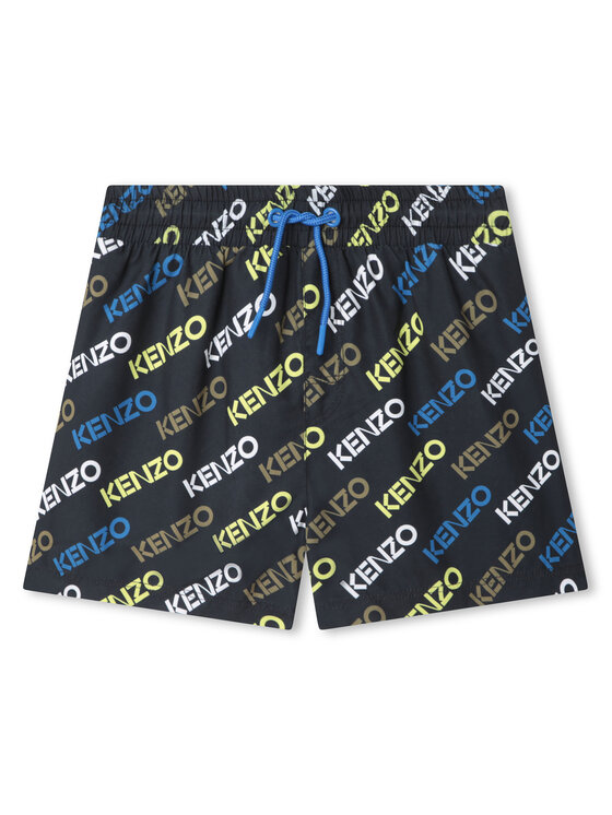 Kenzo Kids Pantaloni scurți pentru înot K24311 S Negru Regular Fit