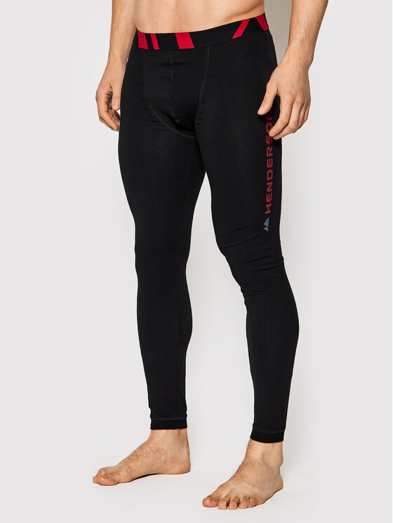 Henderson Henderson Dlhé spodky Safe 22970 Čierna Slim Fit