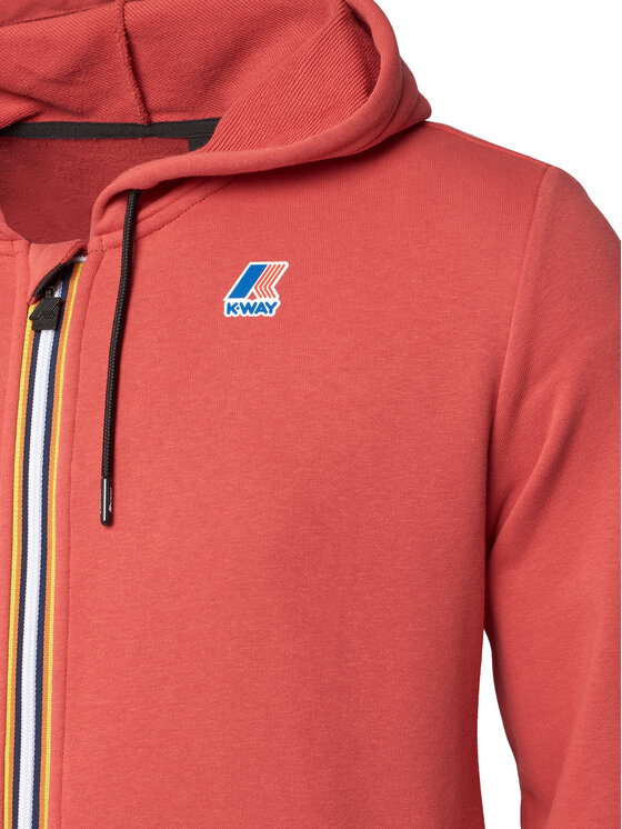 K-Way K-Way Bluza Arnel K4115ZW Czerwony Regular Fit