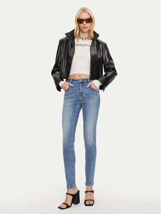 Miss Sixty Miss Sixty Blugi 6L3JJ3180000 Albastru Skinny Fit
