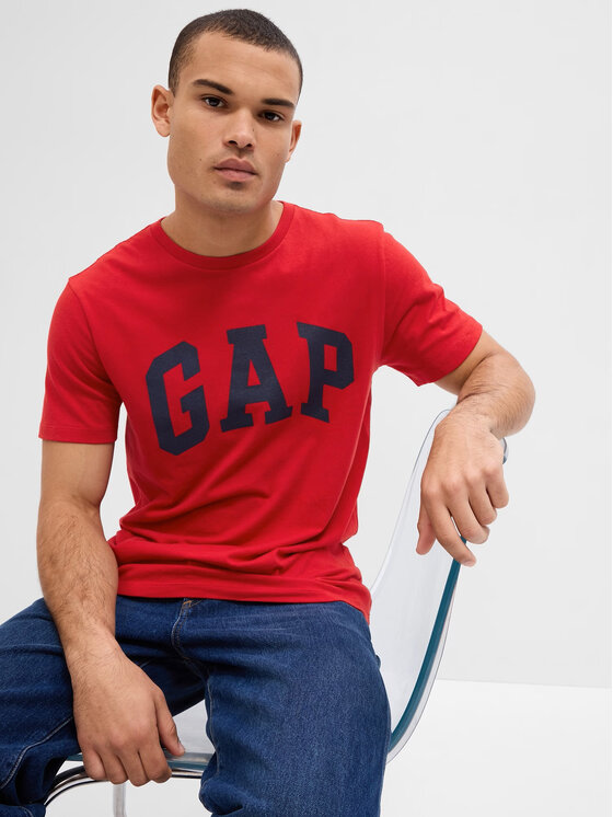 Gap TShirt 55033856 Czerwony Regular Fit Modivo.pl