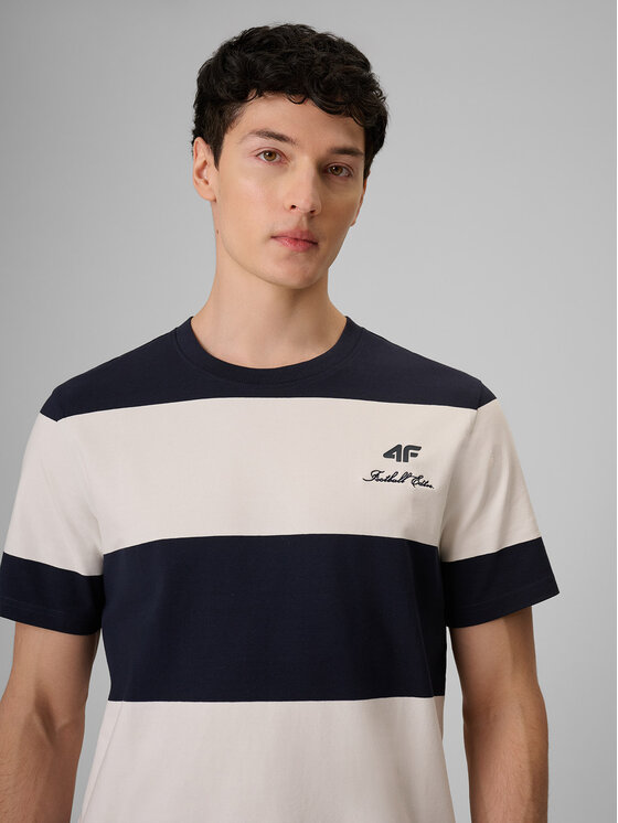 4F 4F T-Shirt PLAYER Granatowy Regular Fit
