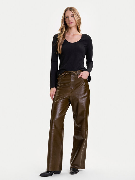 Vero Moda Vero Moda Blúzka Cille 10334657 Čierna Slim Fit
