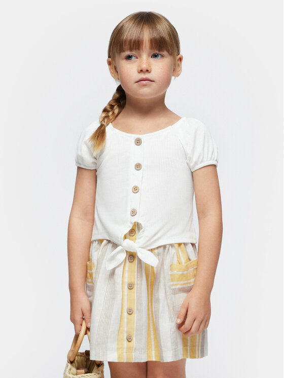 Mayoral Mayoral Majica 3086 Écru Slim Fit