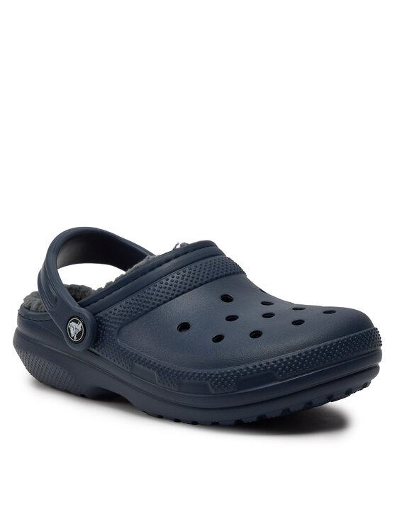Crocs Crocs Papucs Classic Lined Clog 203591 Sötétkék
