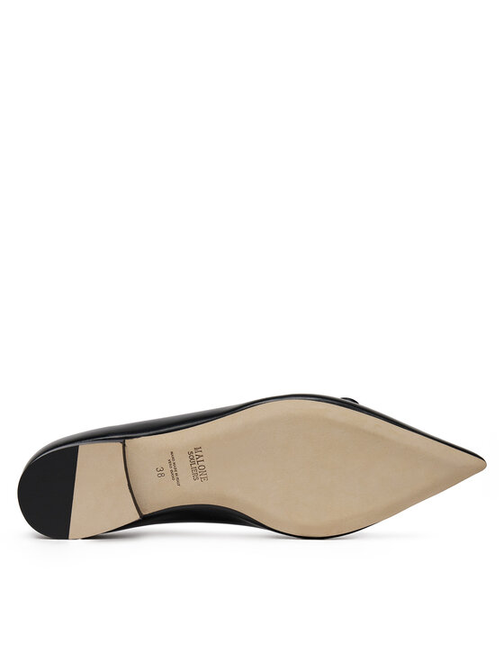 MALONE SOULIERS MALONE SOULIERS Baleriny Hedy Flat 10-4 Czarny