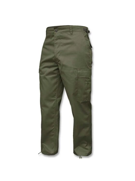 Brandit Brandit Spodnie materiałowe 1006.1.L Zielony Cargo Fit