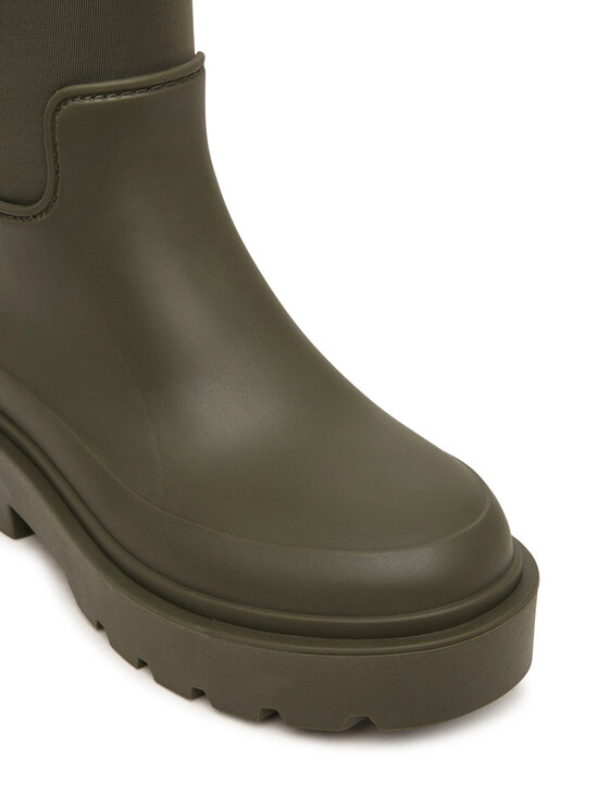 Calvin Klein Calvin Klein Gumijasti škornji Rainboot High Rubber Neo HW0HW03180 Zelena