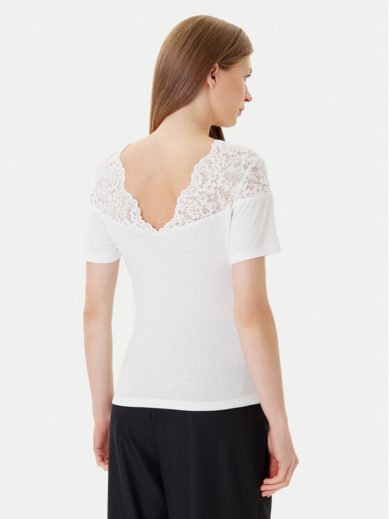 Morgan Morgan Μπλουζάκι 252-DELINE Λευκό Slim Fit