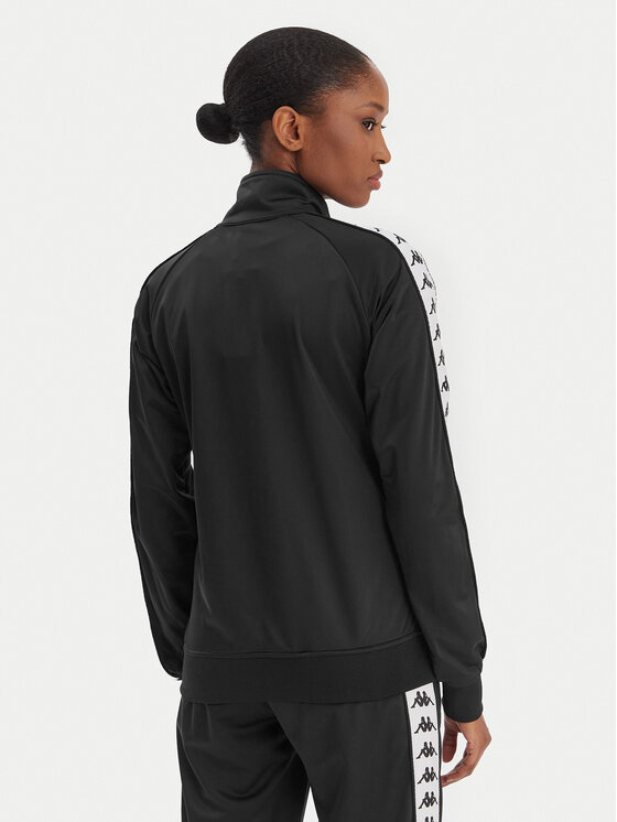 Kappa Kappa Majica dugih rukava Banda Wanniston 301PSC0 Crna Slim Fit