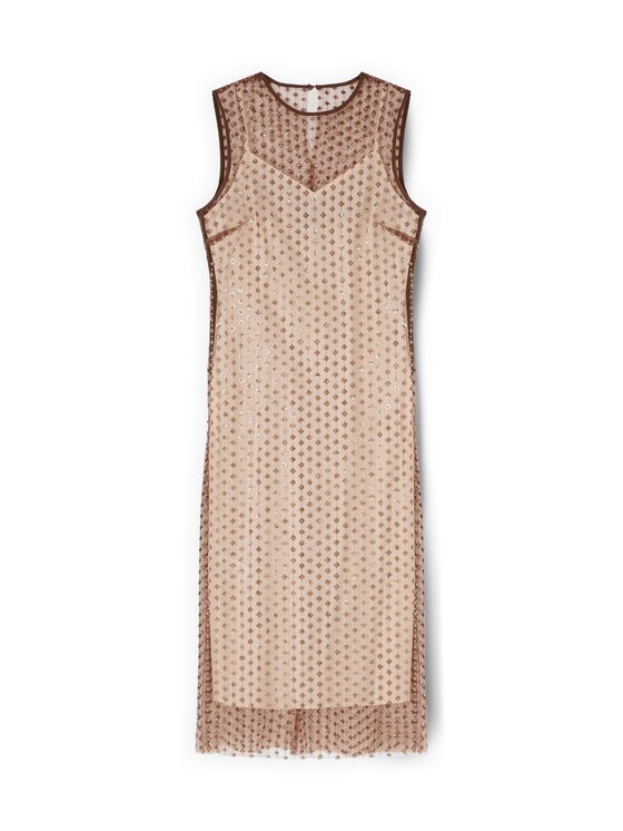 Motivi Motivi Abito da sera 7045Q003487N022 Crema Slim Fit