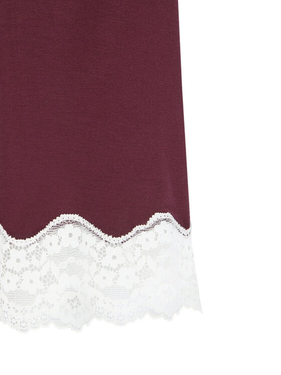 United Colors Of Benetton United Colors Of Benetton Pidžamska bluza 3Z123M07X Tamnocrvena Regular Fit