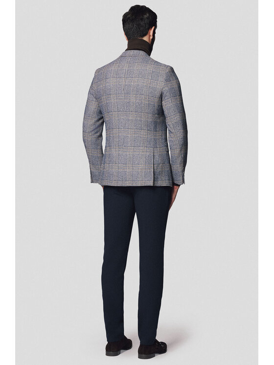 Lancerto Lancerto Marynarka Faenza MA131224000018 Szary Regular Fit