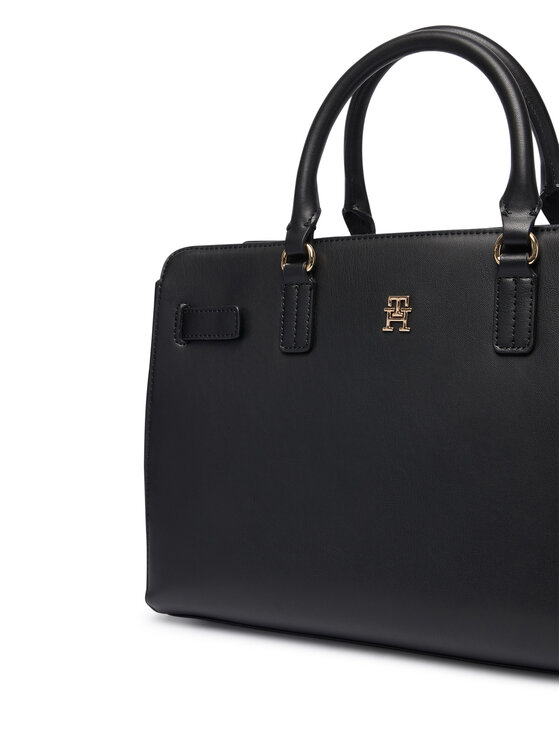 Tommy Hilfiger Tommy Hilfiger Táska Th Joy Satchel AW0AW19067 Fekete