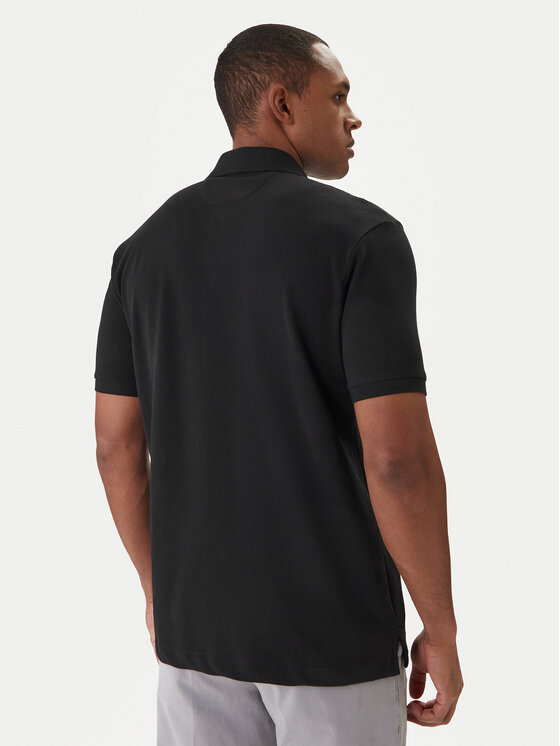 La Martina La Martina Polokošeľa BPMP01 PK031 Čierna Regular Fit