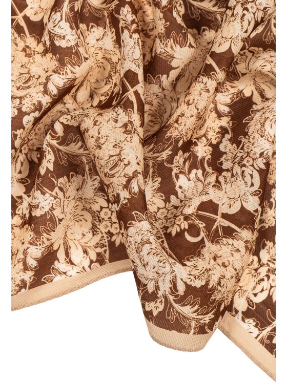 ALLORA BE UNIQUE ALLORA BE UNIQUE Scialle silk wool Beige