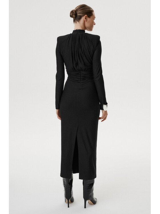 MARI PRETI MARI PRETI Abito da cocktail Deluna Nero Slim Fit