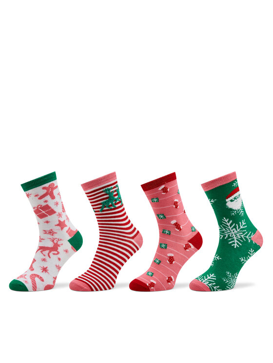 Set di 4 paia di calzini lunghi da donna Vero Moda...