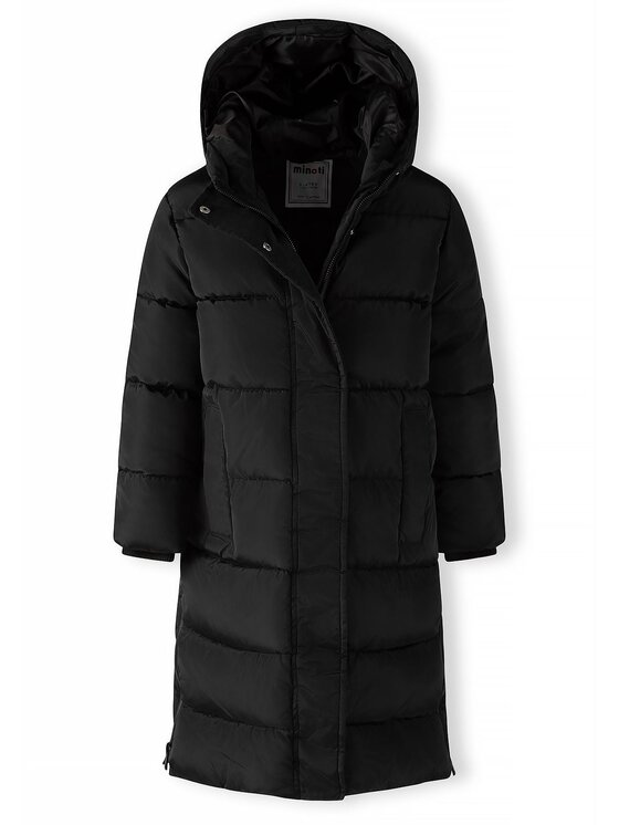 minoti minoti Kurtka zimowa 32COAT185 Czarny Longline Fit