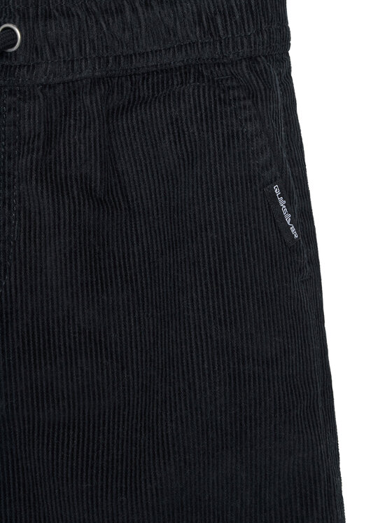 Quiksilver Quiksilver Riidest püksid Taxer Cord EQKNP03066 Must Tapered Fit