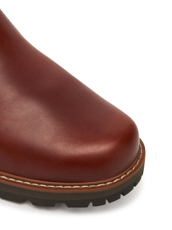 Timberland Timberland Kotníková obuv s elastickým prvkem Britton Road Chelsea TB0A6A4WA1G1 Hnědá