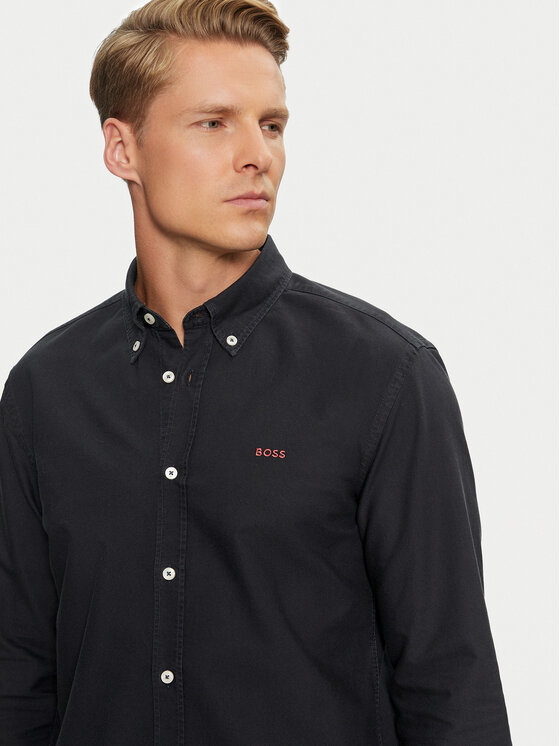 BOSS Boss Cămașă H-Roan 50521996 Bleumarin Slim Fit