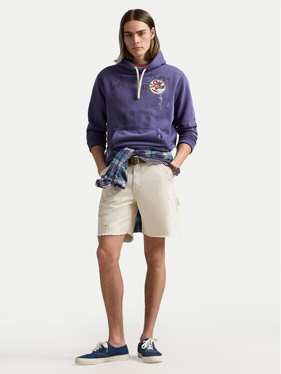 Polo Ralph Lauren Polo Ralph Lauren Pantalon scurți din material 710963172001 Alb Relaxed Fit
