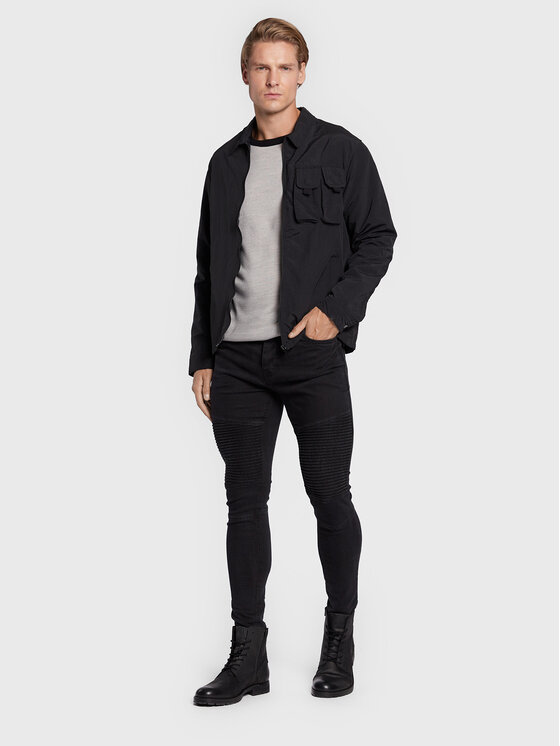 Jeans MJN-BIKER Nero Skinny Fit