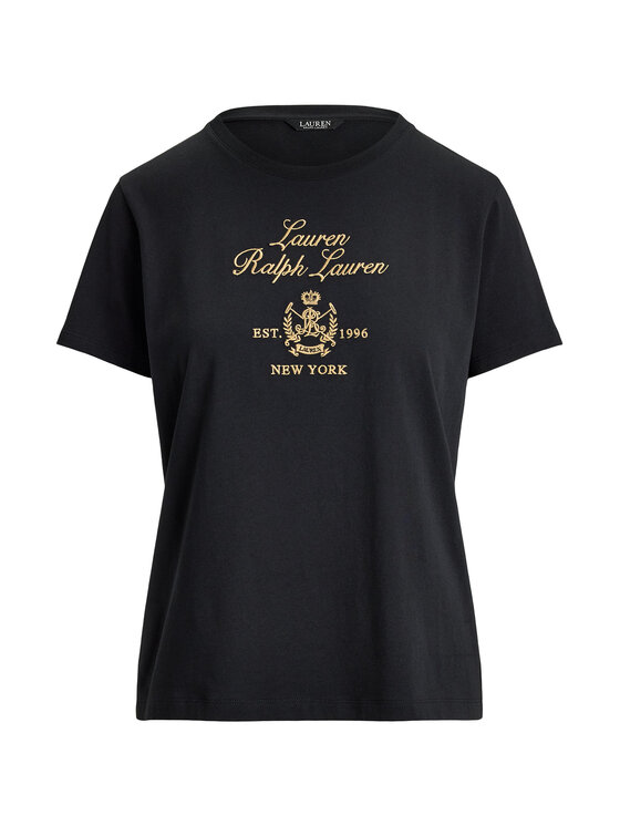 LAUREN RALPH LAUREN LAUREN RALPH LAUREN T-Shirt 200P13943001 Μαύρο Regular Fit