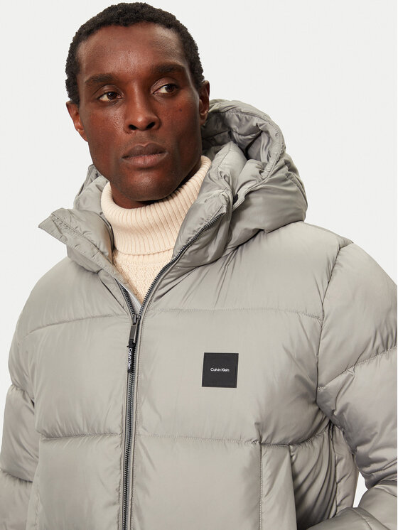 Calvin Klein Calvin Klein Zimní bunda K10K113476 Šedá Regular Fit