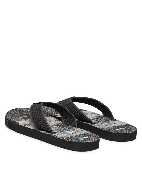 Tommy Jeans Tommy Jeans Japanke Tjm Elevated Beach Sandal EM0EM01561 Crna