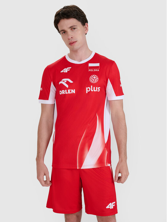 4F 4F T-Shirt TEAMWEAR Kolorowy Regular Fit