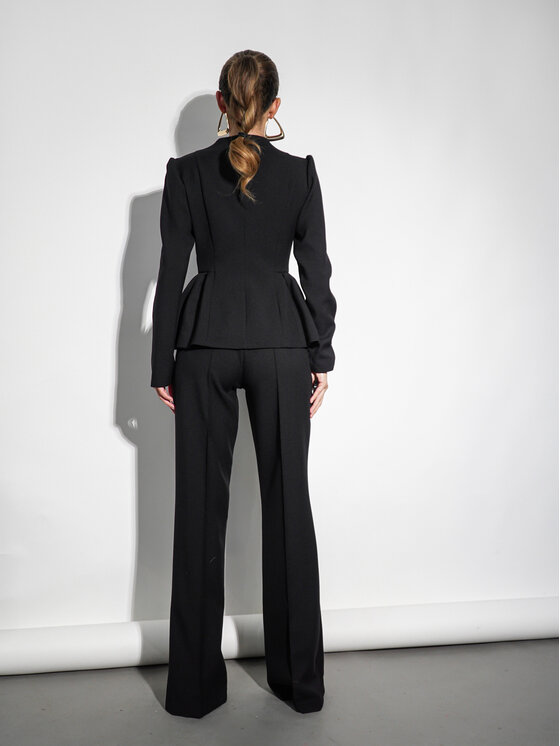 LilaLou LilaLou Marynarka Elise Czarny Regular Fit