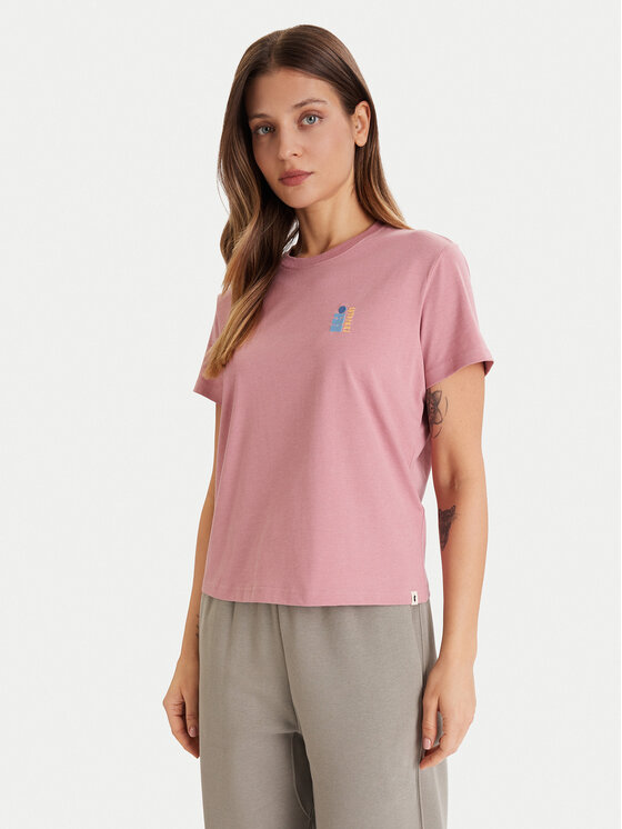 Cotopaxi Cotopaxi Тишърт Bloom F25474W1535 Розов Regular Fit