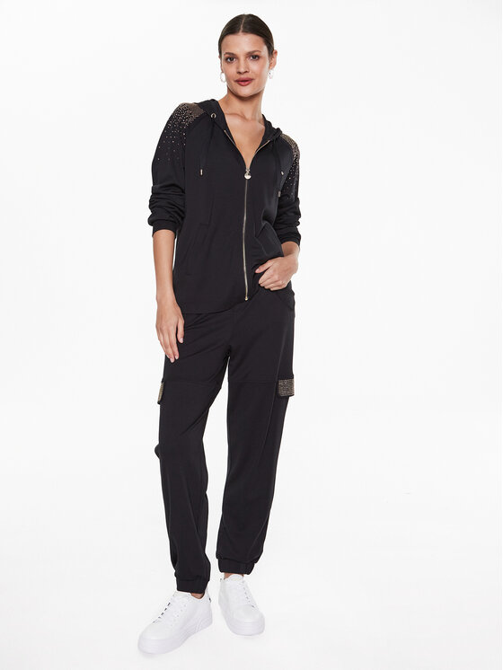 Liu Jo Sport Liu Jo Sport Παντελόνι υφασμάτινο TA3156 J5942 Μαύρο Regular Fit