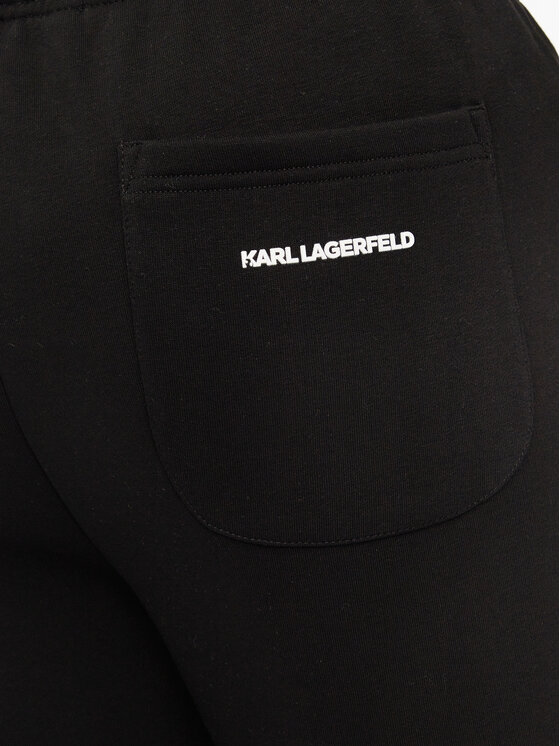 KARL LAGERFELD KARL LAGERFELD Sporta bikses 705443 544908 Melns Regular Fit